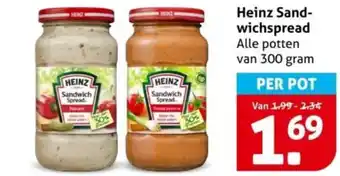 Hoogvliet Heinz Sand- wichspread aanbieding