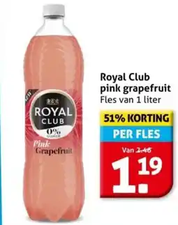 Hoogvliet Royal Club pink grapefruit aanbieding