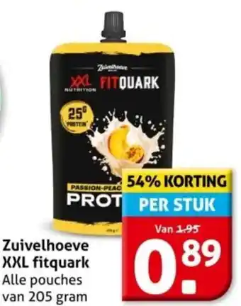 Hoogvliet Zuivelhoeve XXL fitquark m aanbieding