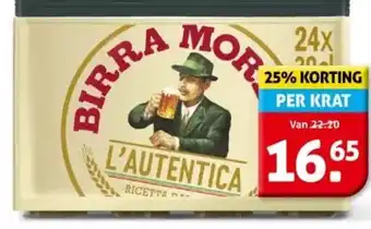 Hoogvliet Birra Moretti aanbieding
