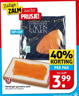 Hoogvliet Hardanger gerookte zalm aanbieding