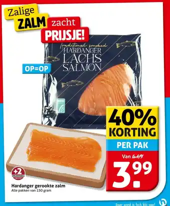 Hoogvliet Hardanger gerookte zalm aanbieding