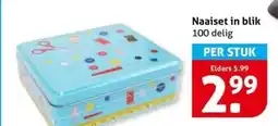 Hoogvliet Naaiset in blik aanbieding