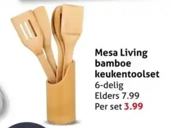 Hoogvliet Mesa Living bamboe keukentoolset aanbieding