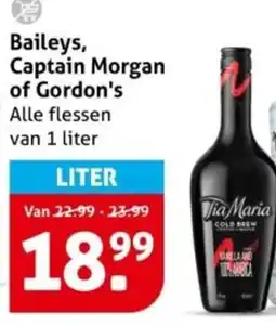 Hoogvliet Baileys, Captain Morgan of Gordon's aanbieding