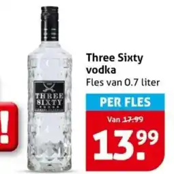 Hoogvliet Three Sixty vodka aanbieding