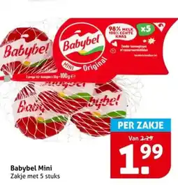 Hoogvliet Babybel Mini aanbieding