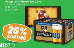 Poiesz Hertog Jan of Hertog Jan 0.0% aanbieding