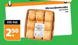 Poiesz Mini saucijzenbroodjes aanbieding