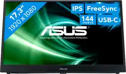 Coolblue ASUS ZenScreen MB17AHG Portable Monitor aanbieding