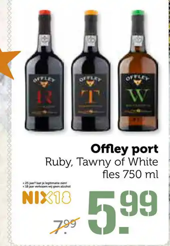 Coop Offley Port 750ml aanbieding