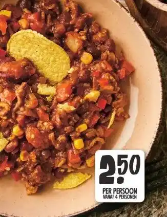 Jumbo CHILI CON CARNE MET CHOCOLADE aanbieding