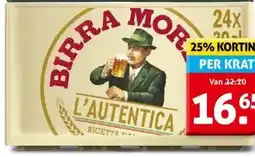 Hoogvliet Birra Moretti aanbieding