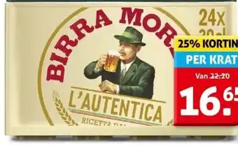 Hoogvliet Birra Moretti aanbieding