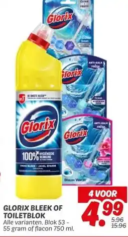 Dekamarkt GLORIX BLEEK OF TOILETBLOK aanbieding