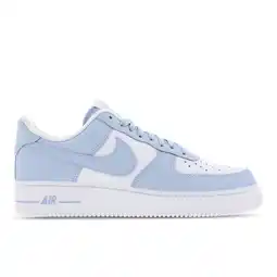 Foot Locker Nike Air Force Sneakers Heren - Blauw - Maat 46 - Leer aanbieding