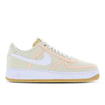 Foot Locker Nike Air Force Sneakers Heren - Beige - Maat 44.5 - Leer aanbieding