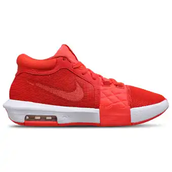 Foot Locker Nike LeBron Sneakers Heren - Rood - Maat 42 - Mesh/Synthetisch aanbieding