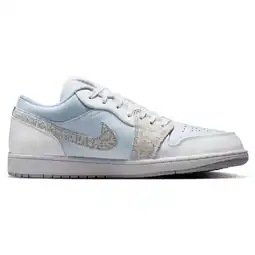 Foot Locker Jordan 1 Low Sneakers Heren - Blauw - Maat 42.5 - Leer aanbieding