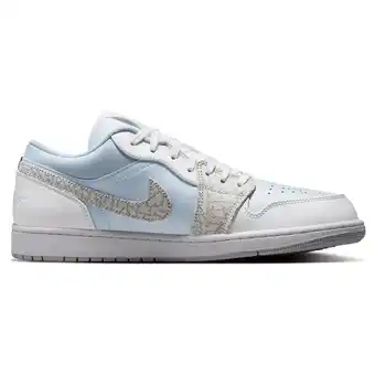 Foot Locker Jordan 1 Low Sneakers Heren - Blauw - Maat 42.5 - Leer aanbieding