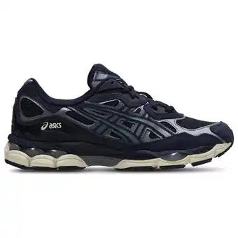 Foot Locker Asics GEL-NYC Sneakers Heren - Blauw - Maat 42 - Suède aanbieding