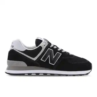 Foot Locker New Balance 574 Sneakers Heren - Zwart - Maat 41.5 - Textil aanbieding