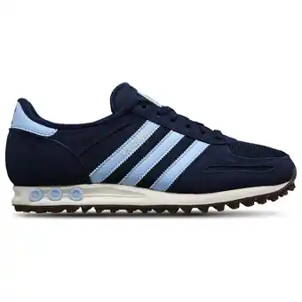Foot Locker Adidas LA Trainer Sneakers Heren - Blauw - Maat 45 1/3 - Textil aanbieding