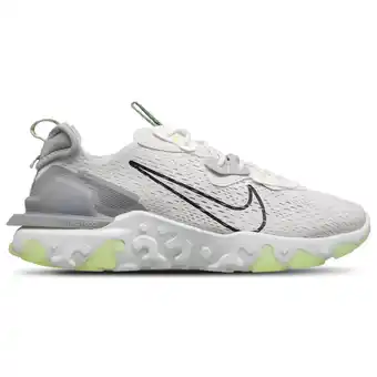 Foot Locker Nike React Vision Sneakers Heren - Grijs - Maat 46 - Mesh/Synthetisch aanbieding