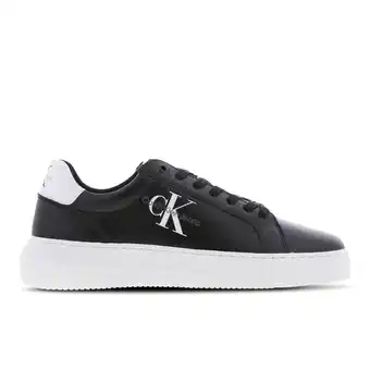 Foot Locker Calvin Klein Chunky Cupsole Mono Sneakers Heren - Zwart - Maat 43 - Leer aanbieding