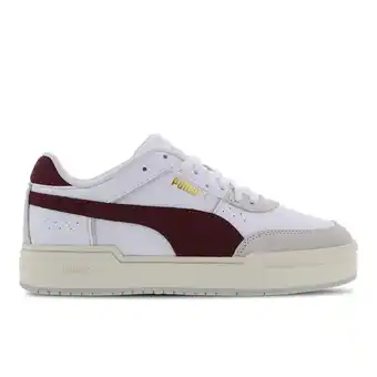 Foot Locker Puma CA Pro Sneakers Heren - Wit - Maat 44 - Leer aanbieding