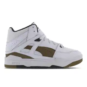 Foot Locker Puma Slipstream Sneakers Heren - Wit - Maat 41 - Leer aanbieding