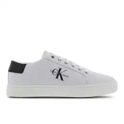 Foot Locker Calvin Klein Lace Up Sneakers Heren - Wit - Maat 41 - Leer aanbieding