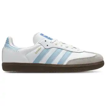 Foot Locker Adidas Samba Sneakers Heren - Wit - Maat 41 1/3 - Leer aanbieding