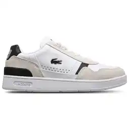 Foot Locker Lacoste T-clip Sneakers Heren - Beige - Maat 41 - Leer aanbieding