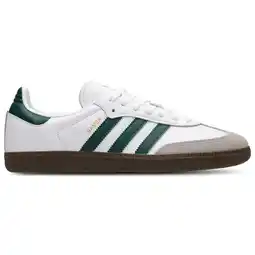 Foot Locker Adidas Samba Sneakers Heren - Wit - Maat 40 - Leer aanbieding