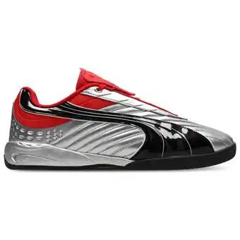 Foot Locker Puma V1per Goalgetter Sneakers Heren - Zilver - Maat 40.5 - Leer aanbieding
