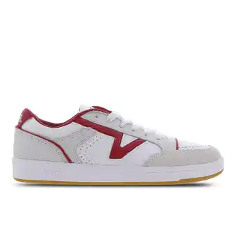 Foot Locker Vans Lowland Sneakers Heren - Rood - Maat 44 - Leer aanbieding