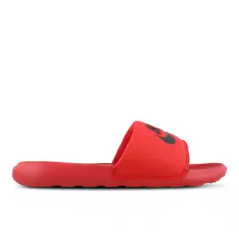 Foot Locker Nike Victori Slippers en Sandalen Heren - Rood - Maat 41 - Mesh/Synthetisch aanbieding