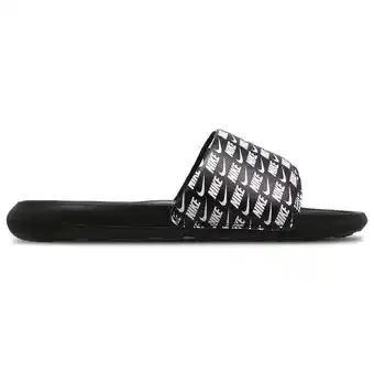 Foot Locker Nike Victori Slippers en Sandalen Heren - Zwart - Maat 40 - Mesh/Synthetisch aanbieding