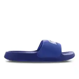 Foot Locker Lacoste Serve 1.0 Slippers en Sandalen Heren - Blauw - Maat 39.5 - Rubber aanbieding