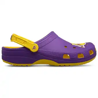 Foot Locker Crocs NBA Slippers en Sandalen Heren - Geel - Maat 45-46 - Rubber aanbieding