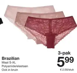 Zeeman Brazilian aanbieding