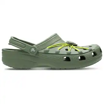 Foot Locker Crocs Classic Slippers en Sandalen Heren - Groen - Maat 45-46 - Rubber aanbieding