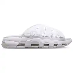 Foot Locker Nike Uptempo Slippers en Sandalen Heren - Wit - Maat 44 - Plastic aanbieding