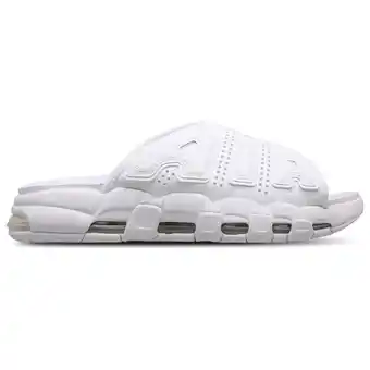 Foot Locker Nike Uptempo Slippers en Sandalen Heren - Wit - Maat 44 - Plastic aanbieding