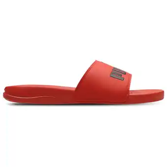 Foot Locker Puma Popcat20 Slippers en Sandalen Heren - Rood - Maat 39 - Plastic aanbieding