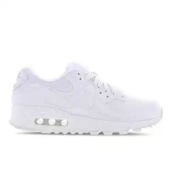 Foot Locker Nike Air Max 90 Sneakers Dames - Wit - Maat 36.5 - Leer, Textil aanbieding