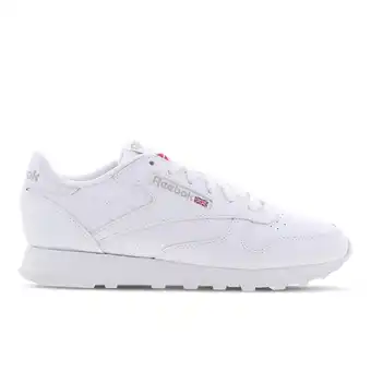Foot Locker Reebok Classic Sneakers Dames - Wit - Maat 36 - Leer aanbieding