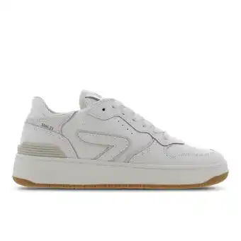Foot Locker HUB Smash Sneakers Dames - Wit - Maat 38.5 - Leer aanbieding