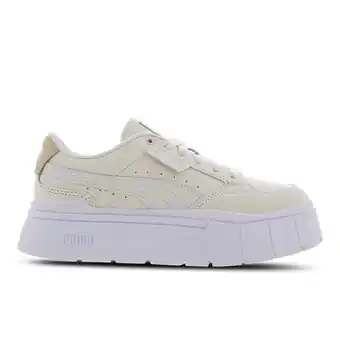 Foot Locker Puma Mayze Sneakers Dames - Wit - Maat 38.5 - Leer aanbieding